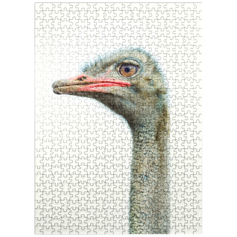 puzzleplate Ostrich Head 500 Jigsaw Puzzle