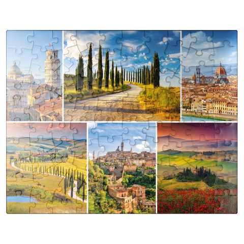 puzzleplate Tuscany - Florence, Siena and Pisa 100 Jigsaw Puzzle