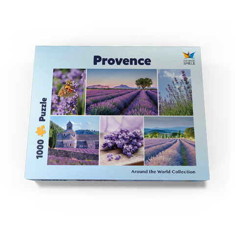 Lavender fields in Provence near Valensole 1000 Jigsaw Puzzle box view1