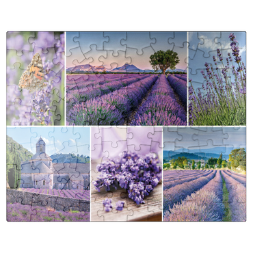 puzzleplate Lavender fields in Provence near Valensole 100 Jigsaw Puzzle