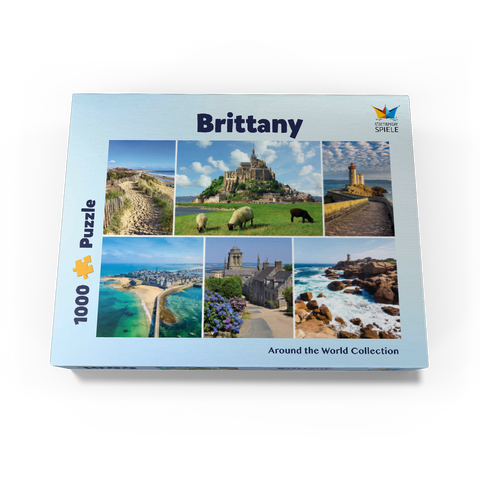 Brittany - Mont Saint Michel, Saint Malo and Locronan 1000 Jigsaw Puzzle box view1