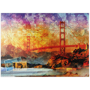 puzzleplate Golden Gate Bridge - San Francisco - California 1000 Jigsaw Puzzle