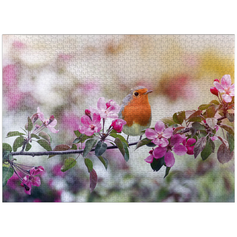 puzzleplate Robin - Bird of the Year 2021 1000 Jigsaw Puzzle