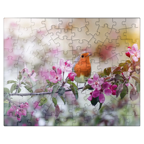 puzzleplate Robin - Bird of the Year 2021 100 Jigsaw Puzzle