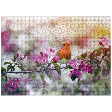 puzzleplate Robin - Bird of the Year 2021 500 Jigsaw Puzzle