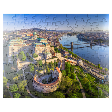 puzzleplate Castle Palace in Budapest, Hungary - Unesco World Heritage Site 100 Jigsaw Puzzle
