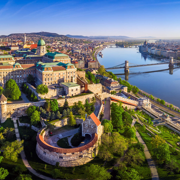 Castle Palace in Budapest, Hungary - Unesco World Heritage Site 500 Jigsaw Puzzle 3D Modell
