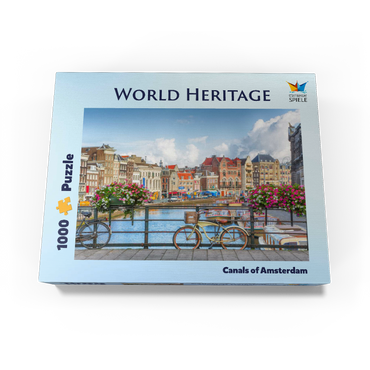 Amsterdam canals - Unesco World Heritage Site 1000 Jigsaw Puzzle box view1