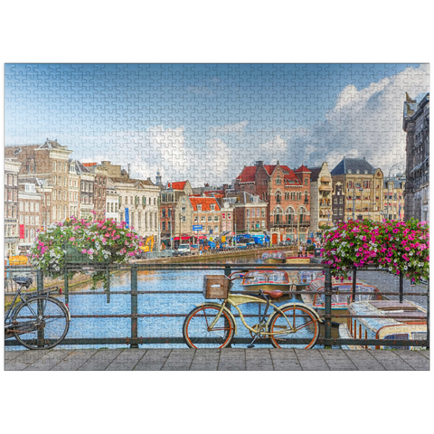 puzzleplate Amsterdam canals - Unesco World Heritage Site 1000 Jigsaw Puzzle