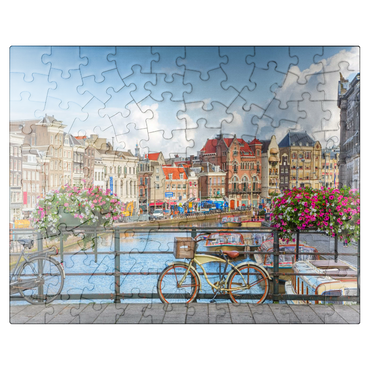 puzzleplate Amsterdam canals - Unesco World Heritage Site 100 Jigsaw Puzzle