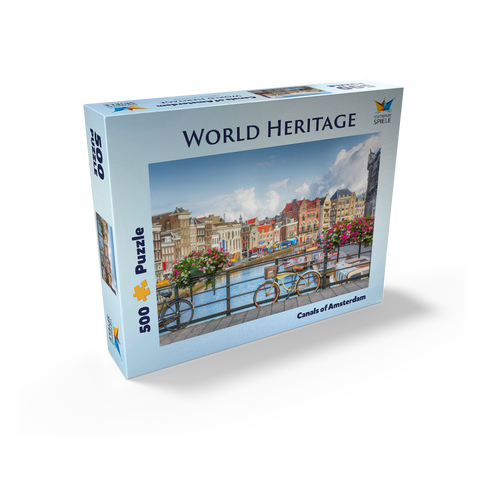 Amsterdam canals - Unesco World Heritage Site 500 Jigsaw Puzzle box view1