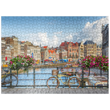 puzzleplate Amsterdam canals - Unesco World Heritage Site 500 Jigsaw Puzzle