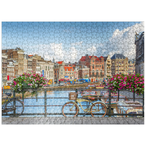 puzzleplate Amsterdam canals - Unesco World Heritage Site 500 Jigsaw Puzzle