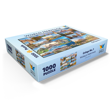 World heritage collage 1000 Jigsaw Puzzle box view1