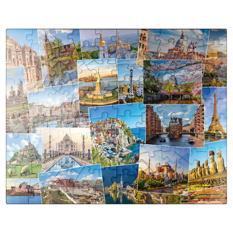 puzzleplate World heritage collage 100 Jigsaw Puzzle