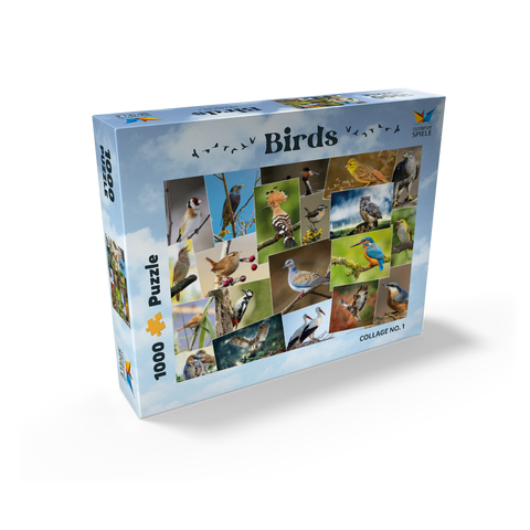 Birds of the Year - Collage No.1 - Germany 1000 Jigsaw Puzzle box view1