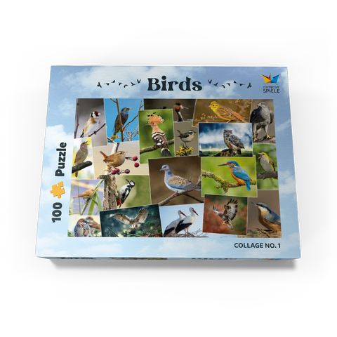 Birds of the Year - Collage No.1 - Germany 100 Jigsaw Puzzle box view1