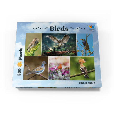 Birds of the Year - Collage No.2 - Deutschalnd 500 Jigsaw Puzzle box view1
