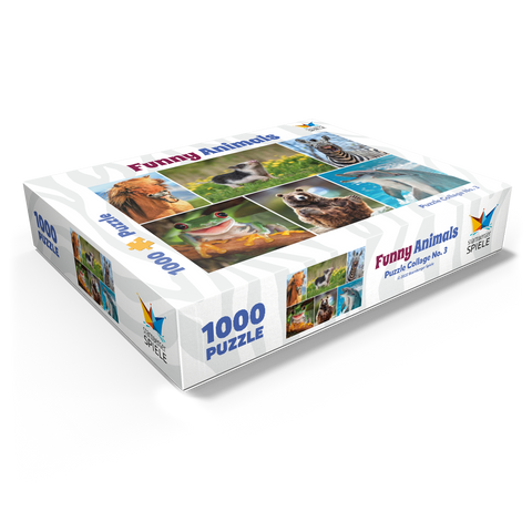 Funny animals - Collage No. 3 1000 Jigsaw Puzzle box view1
