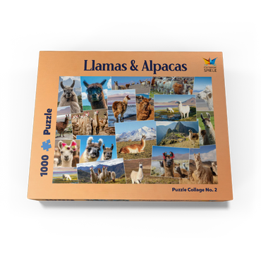 Llamas and alpacas - Collage No. 2 1000 Jigsaw Puzzle box view1