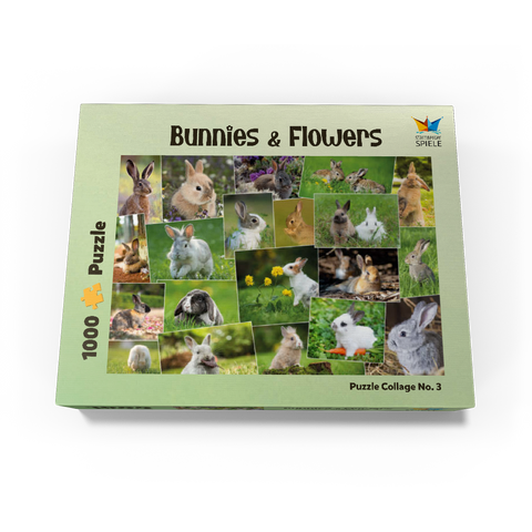 Bunnies & Rabbits - Collage No. 3 1000 Jigsaw Puzzle box view1