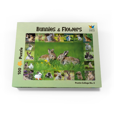 Bunnies & Rabbits - Collage No. 5 100 Jigsaw Puzzle box view1