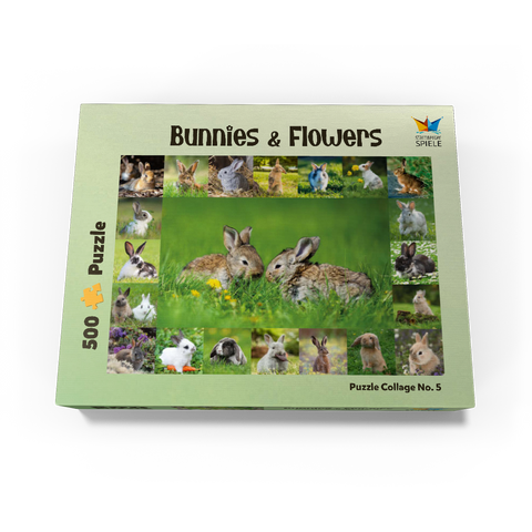 Bunnies & Rabbits - Collage No. 5 500 Jigsaw Puzzle box view1