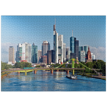puzzleplate Frankfurt skyline 1000 Jigsaw Puzzle