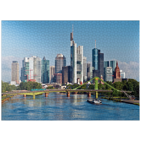 puzzleplate Frankfurt skyline 1000 Jigsaw Puzzle