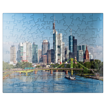 puzzleplate Frankfurt skyline 100 Jigsaw Puzzle
