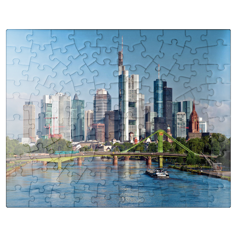 puzzleplate Frankfurt skyline 100 Jigsaw Puzzle