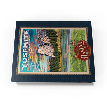 Yosemite National Park - The Grand View of El Capitan, Vintage Travel Poster 100 Jigsaw Puzzle box view1