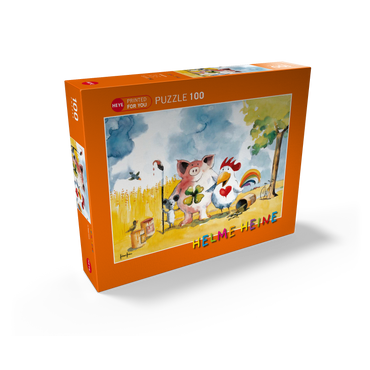 In Happiness - Heine Three friends in happiness - Helme Heine 100 Jigsaw Puzzle box view1