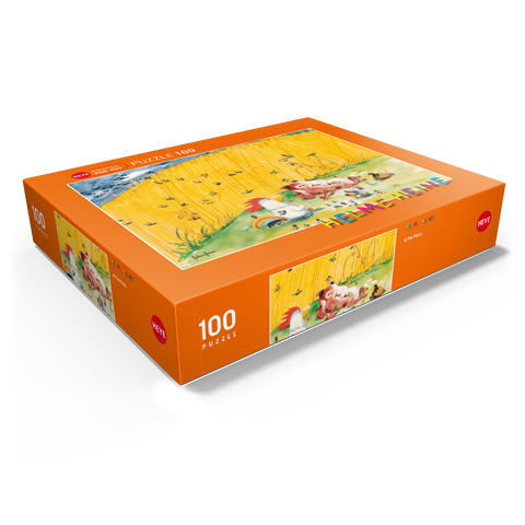 At The Picnic - Heine Three Friends At The Picnic - Helme Heine 100 Jigsaw Puzzle box view1