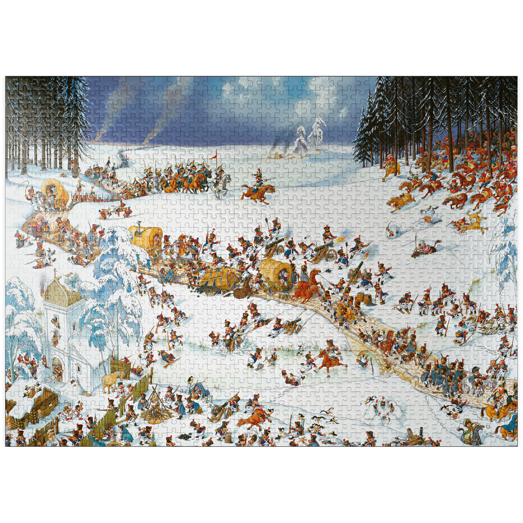 Napoleon's Winter - Jean-Jacques Loup - Cartoon Classics – MyPuzzle.com USA