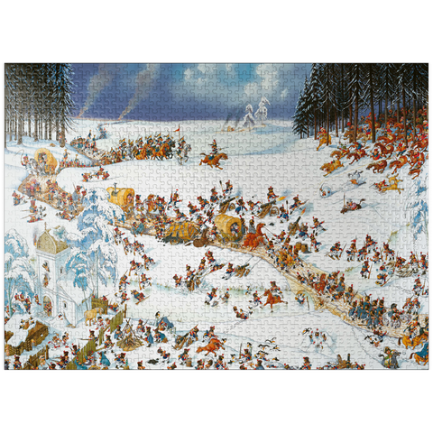 puzzleplate Napoleon's Winter - Jean-Jacques Loup - Cartoon Classics 1000 Jigsaw Puzzle