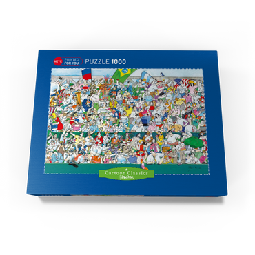 Sports Fans I (Brazil) - Blachon - Cartoon Classics 1000 Jigsaw Puzzle box view1
