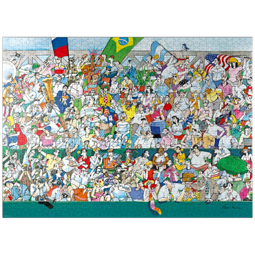 puzzleplate Sports Fans I (Brazil) - Blachon - Cartoon Classics 1000 Jigsaw Puzzle
