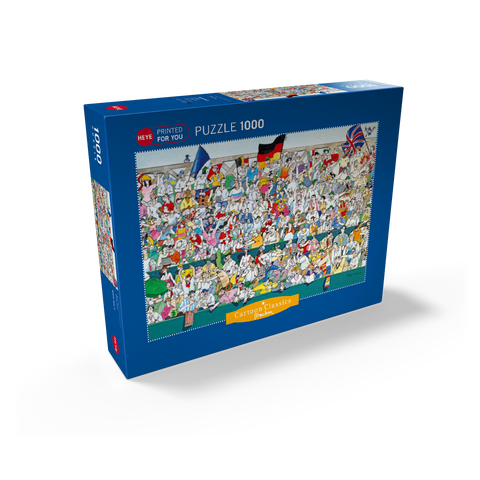 Sports Fans II (Germany) - Blachon - Cartoon Classics 1000 Jigsaw Puzzle box view1