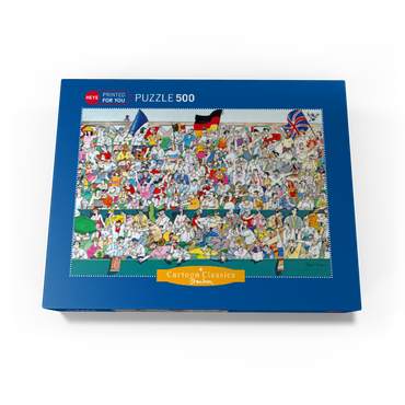 Sports Fans II (Germany) - Blachon - Cartoon Classics 500 Jigsaw Puzzle box view1