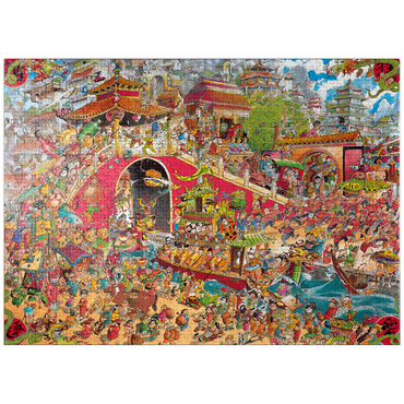 puzzleplate China Town - Hugo Prades 1000 Jigsaw Puzzle