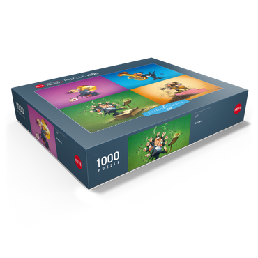 Musicians - Jean-Jacques Loup - Cartoon Classics 500 Jigsaw Puzzle box view1