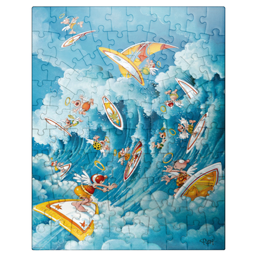 puzzleplate Surfing in Heaven - Michael Ryba - Cartoon Classics 100 Jigsaw Puzzle