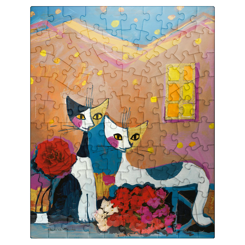 puzzleplate Bouquets - Rosina Wachtmeister 100 Jigsaw Puzzle