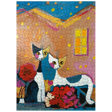 puzzleplate Bouquets - Rosina Wachtmeister 500 Jigsaw Puzzle