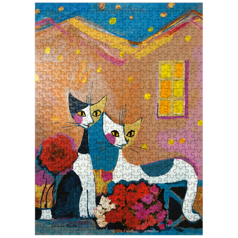 puzzleplate Bouquets - Rosina Wachtmeister 500 Jigsaw Puzzle