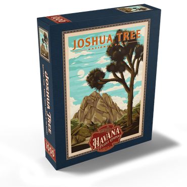Joshua Tree National Park - Where Trees Thrive in the Desert, Vintage Travel Poster 1000 Jigsaw Puzzle box view1
