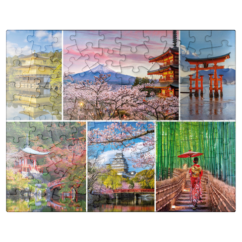 puzzleplate Sights in Japan - Mount Fuji 100 Jigsaw Puzzle