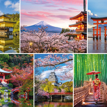 Sights in Japan - Mount Fuji 100 Jigsaw Puzzle 3D Modell