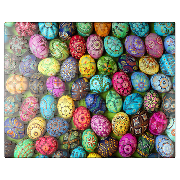 puzzleplate Colorful painted Easter eggs from Lithuania 100 Jigsaw Puzzle